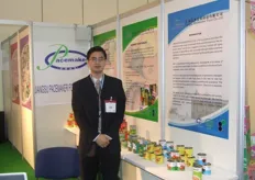 Mr. David Wang. General Manager of the Chinese Jiangsu Pacemaker Food Co., Ltd.