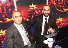 Mr. Elshad Shirin and Rashad Shirin of the Azerbijan Royal Pom Company. Exporting Pomegranates arround the globe.