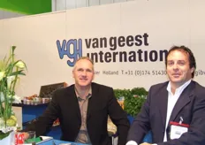 The enthousiastic Van Geest team. Rob Pakvis and Mr. van Geest