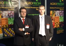 Mr. José Calatayud Borrás and Matt Wheeler of Agro Fresh. A Spanisch exorting company.
