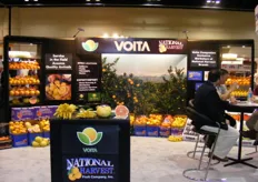 The booth of Voita A Florida based Citrus company.