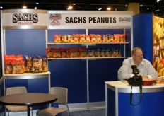 The booth of Sachs Peanuts. Your source for the finest quality In-Shell Peanuts available today.