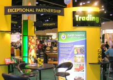 The booth of Earth Source Trading.