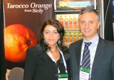 Sara Grasso and Salvo Laudani of Oranfrizer Italy.
