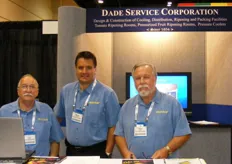 Paul Giacobbe, Carlos Delgado and Frank Mihalik of Dade Service Corporation.