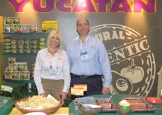 Kristin and Michael of Yukatan foods.