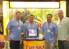Freska Produce International Represented by: Dan McGrath (left), Pedro Dominquez, Jesus (Chuy) Loza and Gaqry Clevenger.