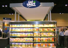 The booth of Apio presnting Eat Smart.