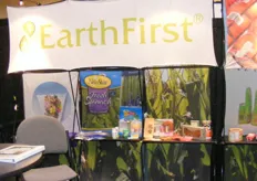 The booth of Earth First.