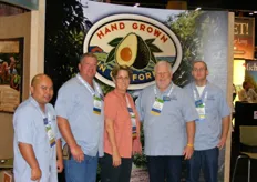 David Cruz, Rick Shade, Jan DeLyser, Dave Howald and Zachary Benedict of California Avocado Commission.