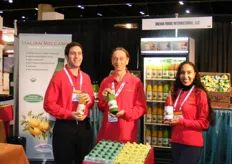 Eitan Manhoff, David Dalessandro and Michelle Hankins of Dream Foods International.