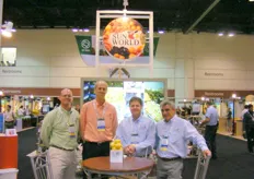 Gene Coughlin, Clay Wittmeyer, Matt Biscotti and Rafael Parada H. of Sun World.