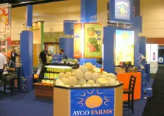 The booth of Ayco Farms.