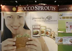 The booth of Brocco Sprouts.