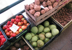 Madeira's favorable climate is also suitable for cherimoyas.