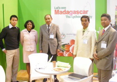 The team from Madagascar for their second participation .. lead by Mr. Simon A. Rakotondrahova, Managing Director of Madagascar Company of Commerce, Representation and Investment(third from the left)