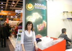 Ms. Marioglu Mersedina of Art Works department representing Soulis S.A based in Greece