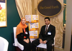 the Good Earth representatives from Egypt.. Ms. Lamia M. Abouzeid, Board Member and Mr. Ahmed Elkashef, Export Manager