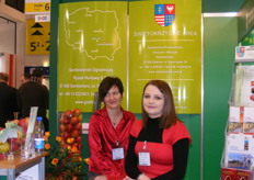 ... beautiful women in red of Sandomierz Fruit, Marketing and Export department