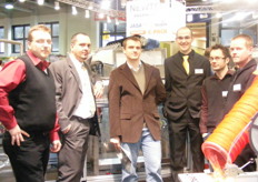 the Newtec team lead by Mr. Jan Kratky (3rd from the right)of Htech from Czech Republic