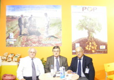 Mr. Panayiotis Stavrou (middle) with two other representatives. Mr. Stavrou is the General Manager of Cyprus Potato Marketing Board.