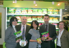 The crew of Florette with their products.