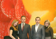 Katerina Syartukova, Taras Semirog, Abdulazim Azimov and Olga Kuptsova of Fruit Brothers.