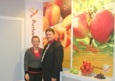 Wayne Prowse of Horticulture Australia Limited with his colleague