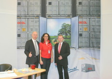 Stefan Gerdes, Katrin Brandes and Terry Smith of OOCL