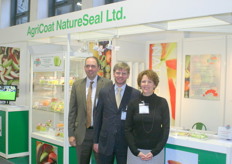 Alan McGregor, Simon P. Matthews and Karen Murphy of AgriCoat NatureSeal