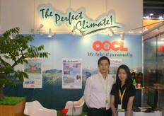 Jadyn Ho and Charlotte Chen of OOCL