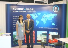 Marisa Phiwkhaw and Caesar Sanches represent Kuehne+Nagel