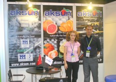 Team of Aksun were promoting their citrus fruit