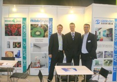 Henk Vaandrager (Geerlofs), André van Dienst (Besseling Group) and Martijn Meeuwse (RibbStyle) working together in the Chinese market