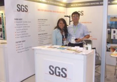 Theresa Almonte and her colleague promote SGS