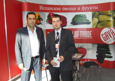 Kopfsalat Trade; a Spanish company with different agencies in eastern Europe and Russia. At the picture: Gabriel Mahdal and Roman Samoylin