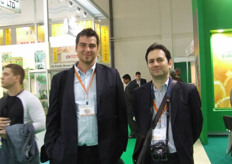 Representatives of EuroFruit Magazine Arthur and Steven.