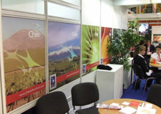 It is just the moment of the picture; normally this booth was overloaded with Chilean traders organised by Asoex.