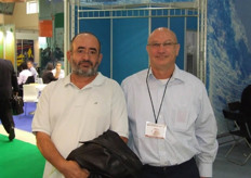 Avi Kadan(R), CEO of ADA Fresh Israel visiting the fair.