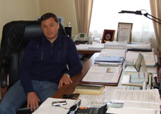 Mr. Magomed G. Churilov General Director of the Stupinsky wholesale market. Mr. Churilov was very open about what was going on in the market. Because it was Saturday he was incidently in the office and 'was not dressed properly'. Thanks again for your hospitality !!