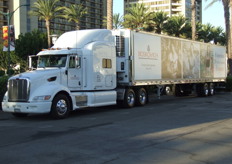 Boskovich truck parked near the convention center