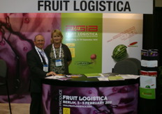 Gerald Lamusse and Dorothea Baxter, the contacts for Fruit Logistica in the USA