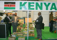 The Kenyan booth