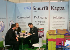 The crew of Smurfit Kappa is very busy during the show