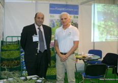 Rosario Rago and Michael Early of Rago promotes their Italian baby Leaf and a new range of Herbs