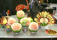 Fruit sculptures by Royal