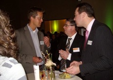 Gerjan Snippe (links) with Jurgen Bloemberg (Rabobank)