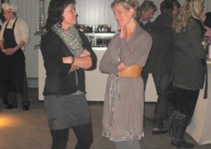 Anja Monsma (left) with Hannah Snippe (right)