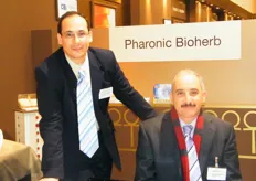 Mr. Ashraf (left), General Manager and Mr. Amr Helmy (right) of Pharaonic Bioherb, Egypt