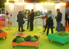The booth of Alain Blasco Group a grower, importer, packer and exporter of fresh produce